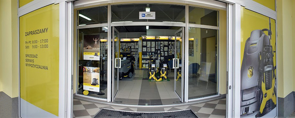 Wnętrze salonu Karcher Center Pestar w Starogardzie Gdańskim